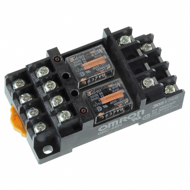 G6C-4BN-DC24 Omron Electronics Inc-EMC Div  Power Relays Over 2 Amps